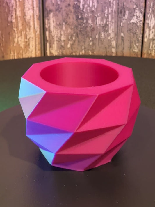 Low-Poly-Teelicht